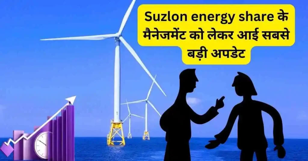 Management updates of Suzlon energy share
