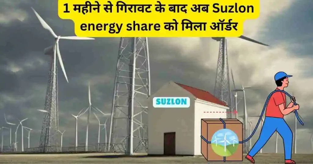 Suzlon energy share got order